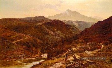 Moel Siabab Pays de Galles du Nord Sidney Richard Percy Montagne Peinture à l'huile